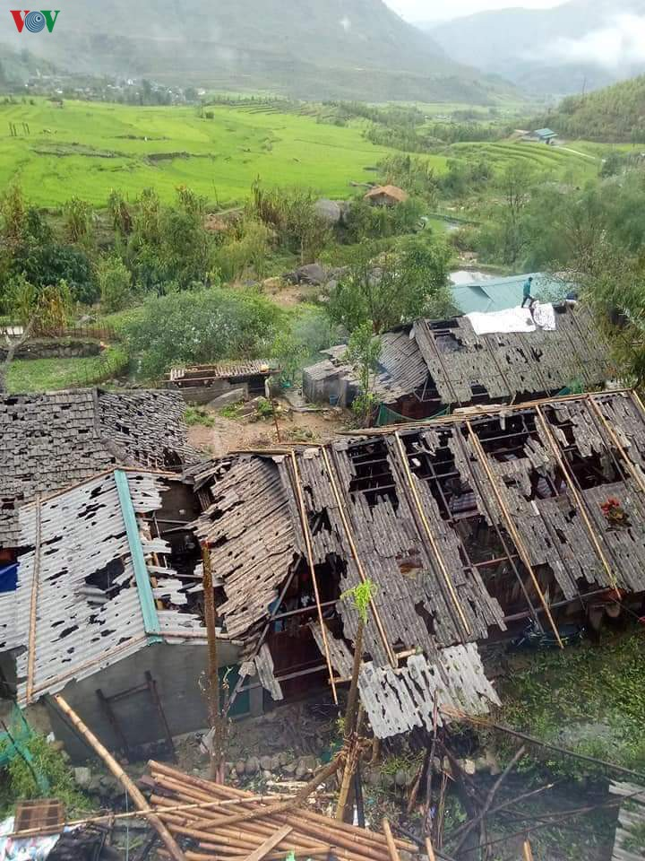 Lai Châu khuyến cáo người dân lợp nhà bằng mái tôn đề phòng mưa đá - 4