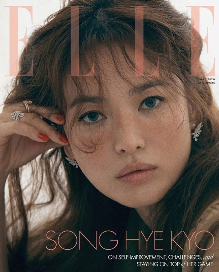 Song Hye Kyo đẹp ma mị, ánh mắt quyến rũ 'chết người' trên tạp chí Elle - 1
