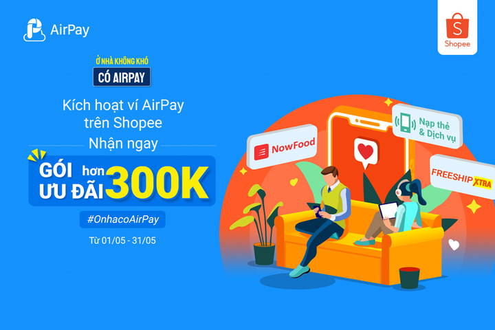 Nhận ngay ưu đãi khi liên kết Ví AirPay trên Shopee - 1