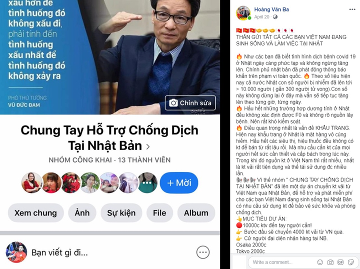 Nhóm thanh niên Việt phát miễn phí hàng nghìn khẩu trang vải tại Nhật - 1