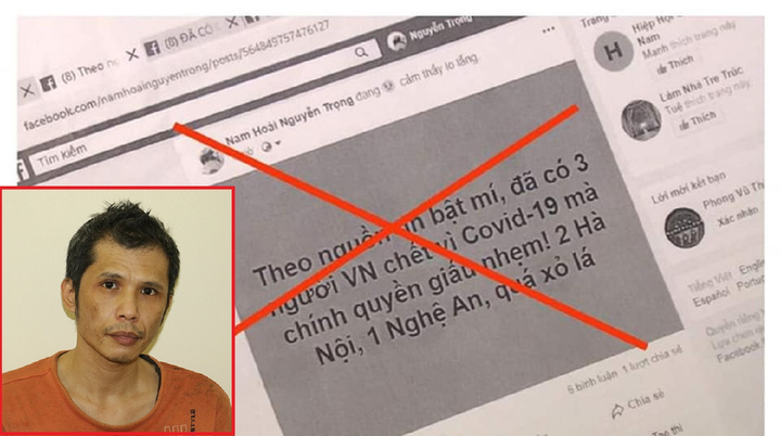 Khởi tố kẻ tung tin 3 người ở Việt Nam chết vì COVID-19 - 1