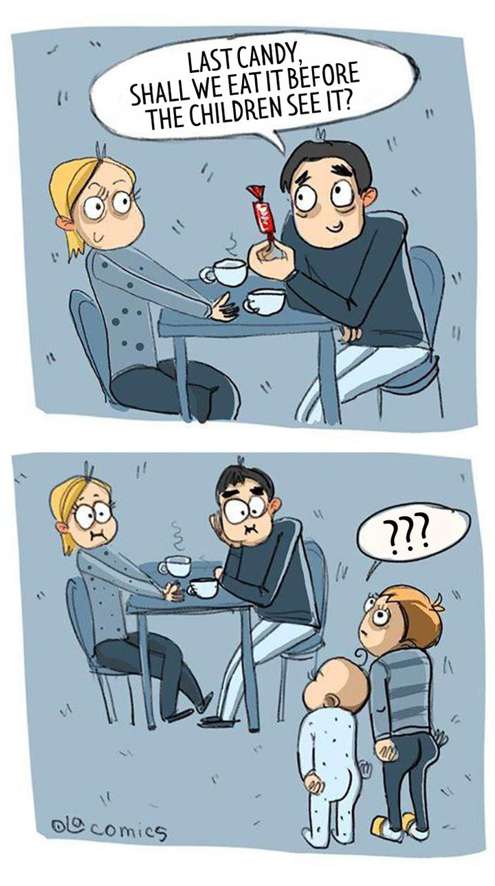 Loạt tranh bi hài về nuôi con mọn biến hoạ sĩ Ukraina thành 'sao' mạng xã hội - 12