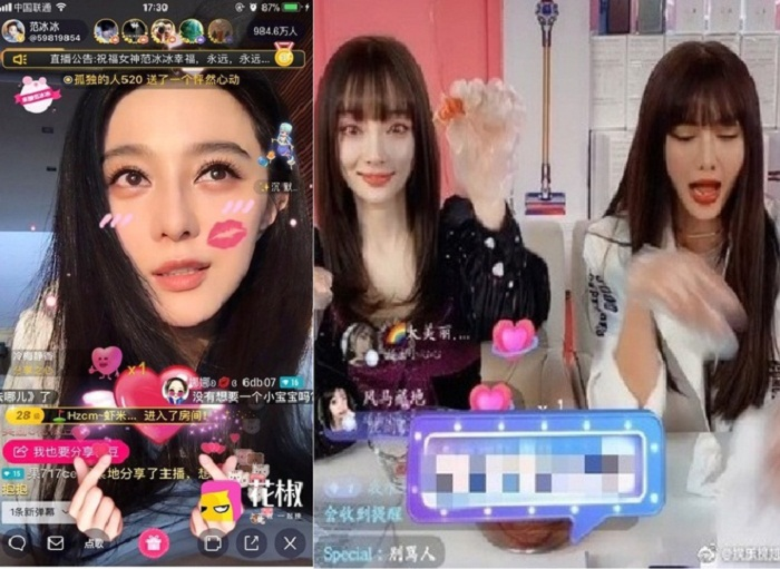 Phạm Băng Băng, Lý Tiểu Lộ bị cấm livestream - 1