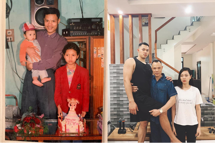 Cover ảnh cũ 24 năm trước, 3 bố con Hà Nội khiến dân mạng bật cười - 1