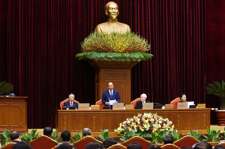 Ảnh: Toàn cảnh khai mạc Hội nghị Trung ương 12 - 9