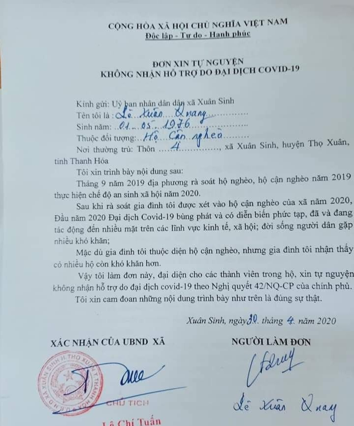 Từ việc người nghèo từ chối tiền hỗ trợ, ngán cho liêm sỉ của quan tham - 1