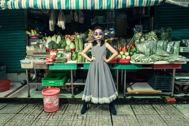 Mẫu nhí Quỳnh Anh hóa tiểu thư kiêu kỳ trong bộ sưu tập chào hè - 6