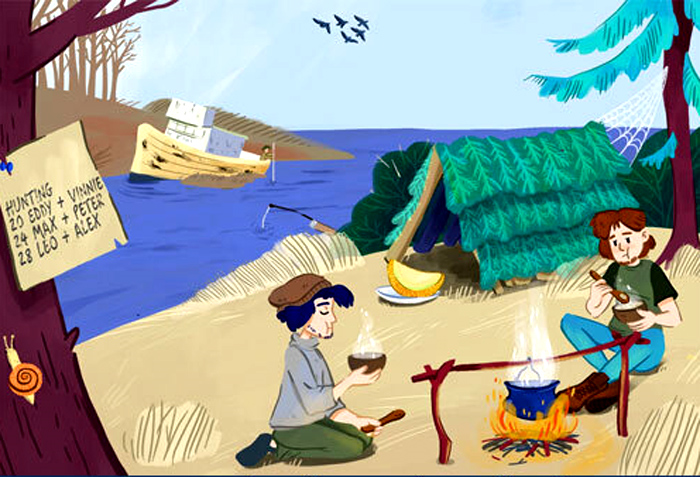 Câu đố về nhóm cắm trại khiến nhiều người bó tay - 1