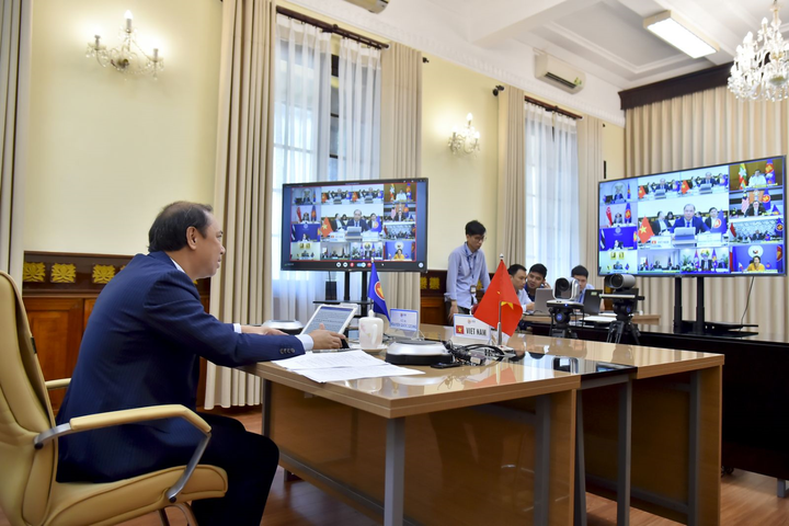 Họp trực tuyến quan chức cấp cao ASEAN ứng phó dịch COVID-19 - 2