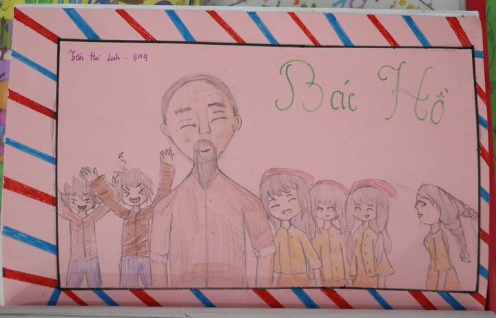 Hơn 1.500 học sinh vẽ tranh mừng sinh nhật Bác - 7