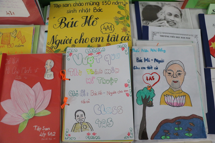 Hơn 1.500 học sinh vẽ tranh mừng sinh nhật Bác - 4