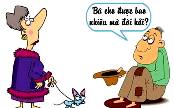 Cái gì mà người có phải đi xin người không có? - 1