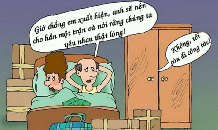 Chồng đi công tác vì người tình của vợ dũng cảm - 1
