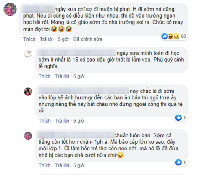 Trẻ lớp 1 đi học sớm phải đội nắng ở cổng trường: Dân mạng 'dậy sóng' - 4