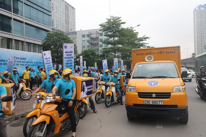 BHXH Việt Nam ra quân hưởng ứng Tháng vận động triển khai BHXH toàn dân - 1