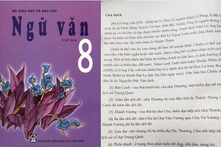 Lỗi sai 'Lý' thành 'Lí' trong sách Ngữ văn lớp 8: Bộ GD&ĐT yêu cầu giải trình - 1
