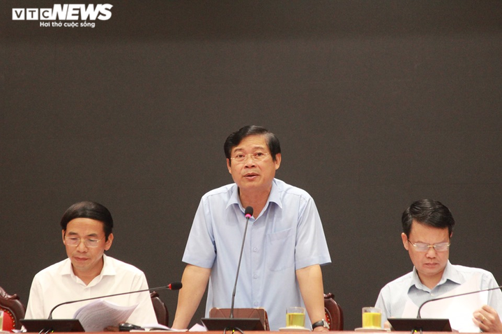 Hà Nội thông tin quá trình tháo dỡ sai phạm nhà 8B Lê Trực - 1