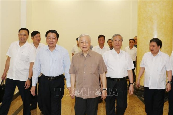 Tổng Bí thư, Chủ tịch nước chủ trì họp Ban Chỉ đạo TƯ về phòng, chống tham nhũng - 1