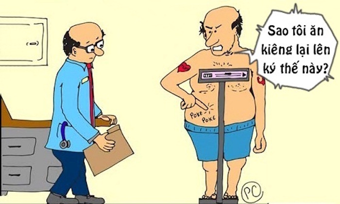 Đau khổ khi ăn kiêng mà vẫn tăng cân - 1