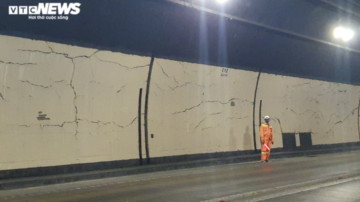 Hầm Hải Vân chi chít vết nứt: Nhiều năm chưa rõ nguyên nhân - 1