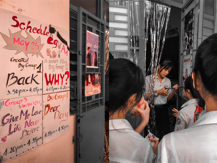 Học sinh tự mở 'rạp chiếu phim' về bình đẳng giới ngay trên lớp học - 2