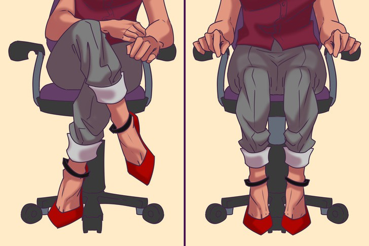 10 tư thế ngồi tệ hại khiến dân văn phòng đau mỏi như bà già - 4