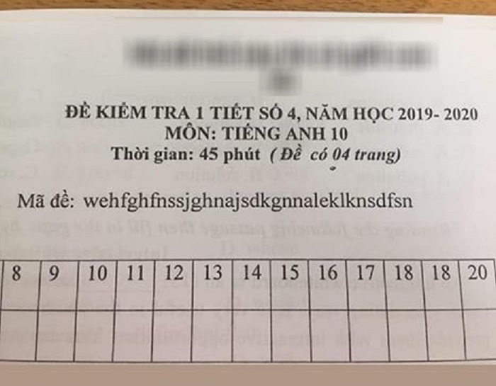 Học sinh khóc thét vì mã đề thi 'xoắn não' của giáo viên - 9