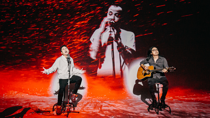 Tùng Dương song ca với cố nhạc sĩ - ca sĩ Trần Lập - 1