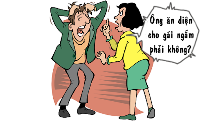 Vợ Hoạn thư ghen cả với ma - 1