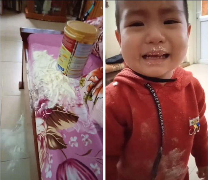 Cảnh tượng 'hãi hùng' khi nhờ chồng trông con - 2