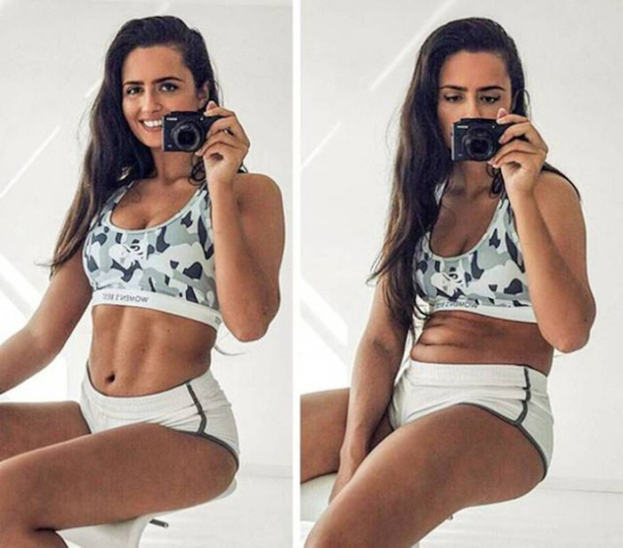 Ngã ngửa với ảnh thật của các mỹ nhân mạng xã hội - 3