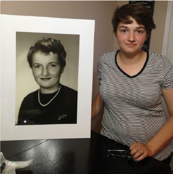 Dân mạng đua nhau khoe ảnh giống bà ngoại như chị em sinh đôi - 5