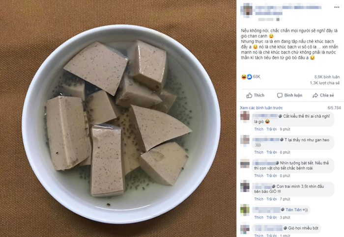 Tá hỏa với món chè khúc bạch giống hệt giò bò - 1