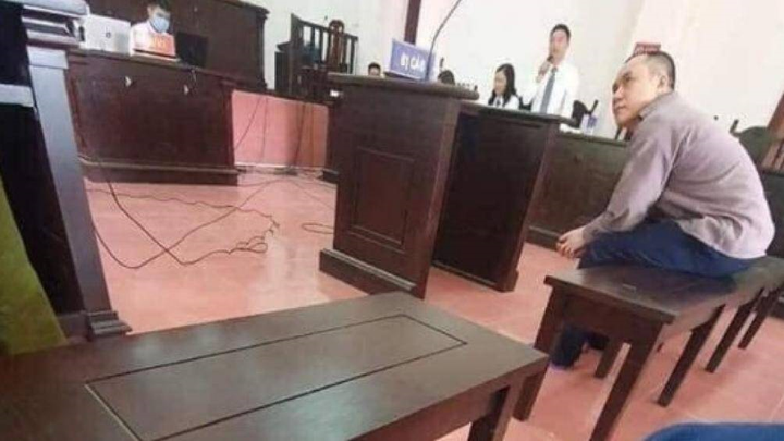 Vì sao tài xế container Lê Ngọc Hoàng bị xích chân tại tòa phúc thẩm? - 1