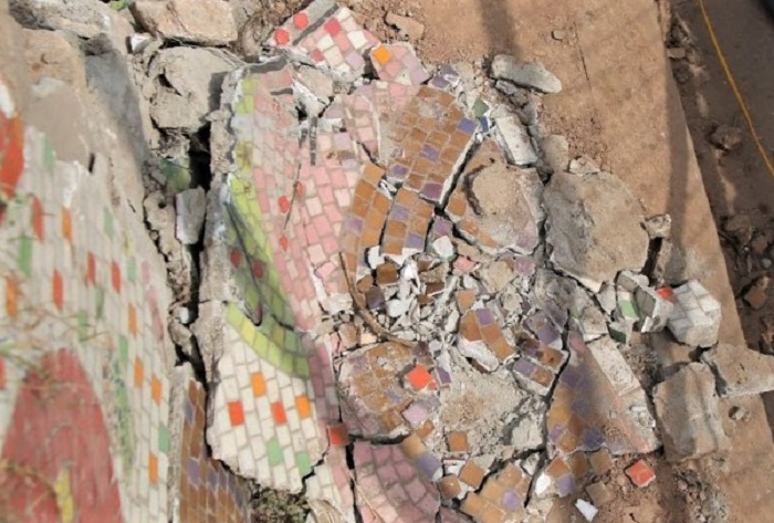 Ảnh: Gần 600m con đường gốm sứ đạt Kỷ lục Guinness Thế giới bị phá bỏ - 4