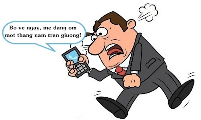 Con nhắn tin không dấu, bố phát cuồng - 1