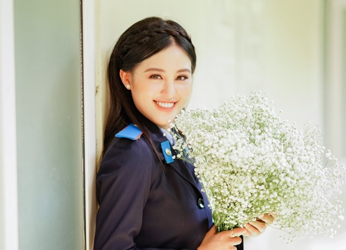 Ảnh: Nữ sinh Học viện Cảnh sát hai lần thi hoa hậu, đỗ tốt nghiệp loại giỏi - 1