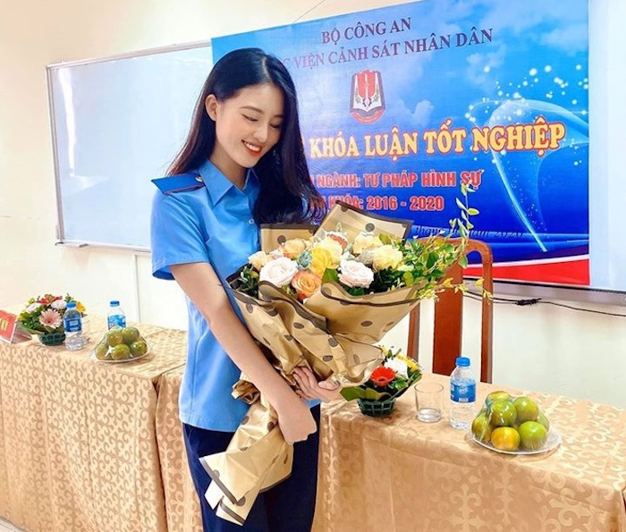 Ảnh: Nữ sinh Học viện Cảnh sát hai lần thi hoa hậu, đỗ tốt nghiệp loại giỏi - 3