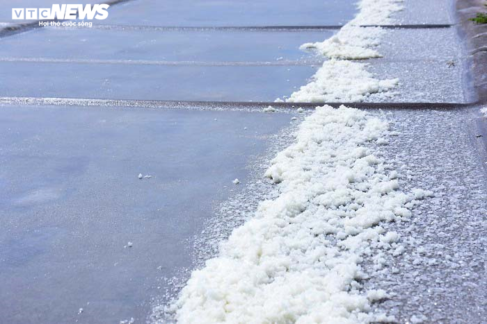 Ảnh: Nhọc nhằn nghề làm muối của diêm dân Thái Bình dưới nắng nóng 40 độ C - 6