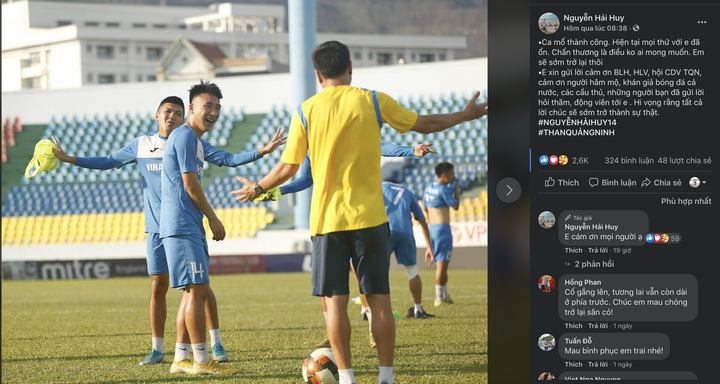 BLV Quang Huy: 'Hải Huy kém may mắn, không thể lên tuyển đợt tới' - 2