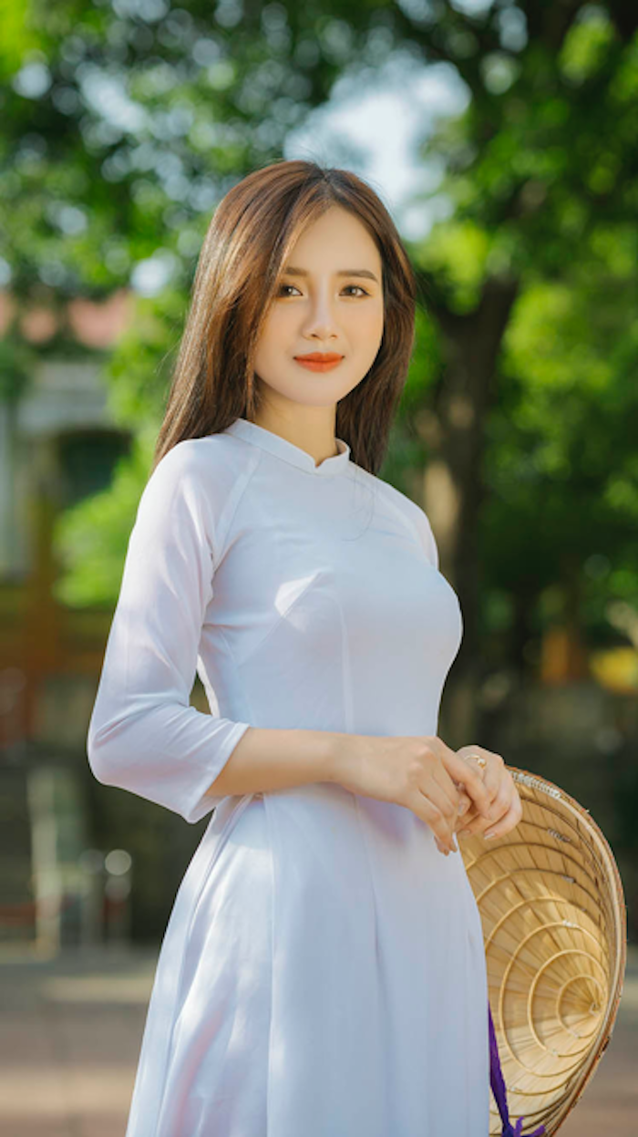 Ngắm nhan sắc trong veo của nữ sinh Đại học Hà Nội - 7