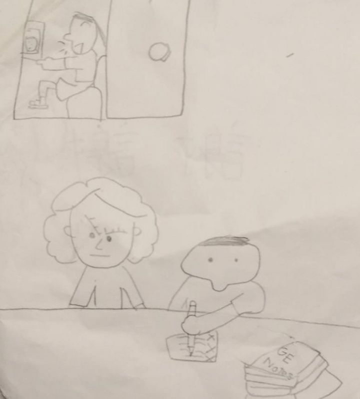 Cười đau bụng với loạt tranh trẻ nhỏ vẽ bố mẹ và vạn vật - 5