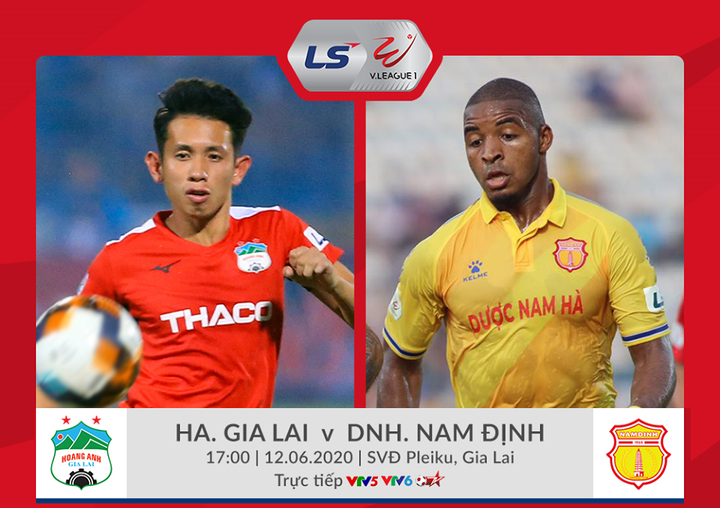 Trực tiếp HAGL vs Nam Định vòng 4 V-League 2020 - 2