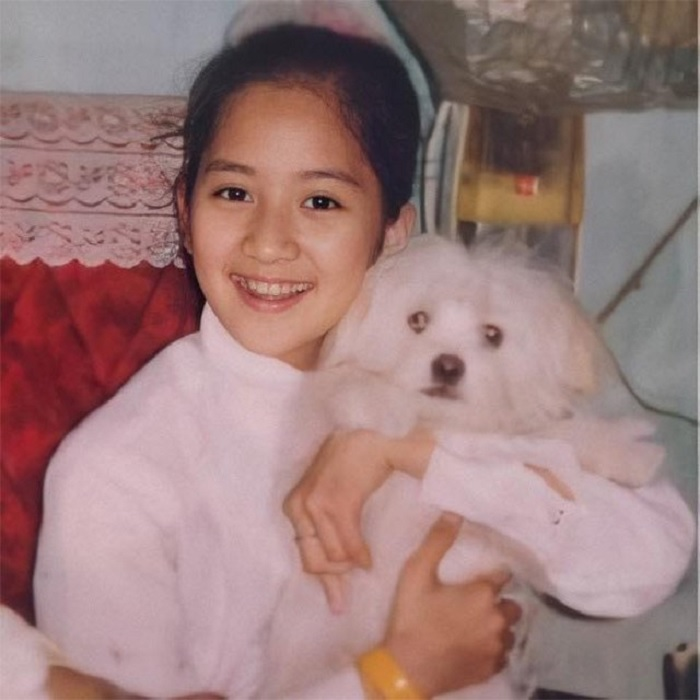 Ảnh: Nhan sắc Khánh Thi thời son rỗi - 1