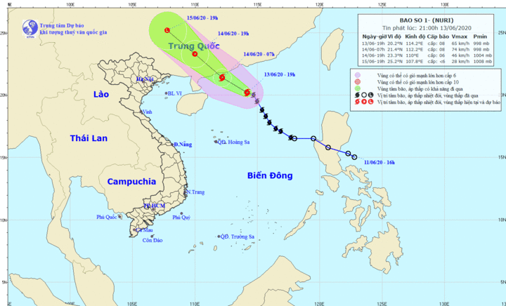 Bão trên Biển Đông giật cấp 11, Bắc Bộ có nguy cơ lũ quét - 1