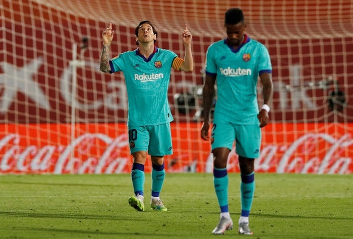 Messi tỏa sáng, Barca đại thắng ngày trở lại - 1