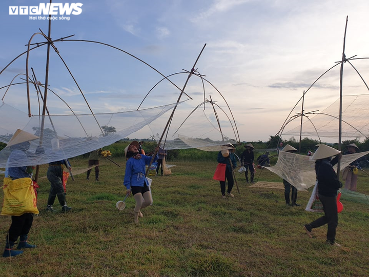 Hàng trăm người dân Hà Tĩnh đội nắng, lao xuống đầm Vực tìm vận may - 1