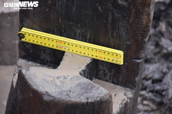 Cận cảnh bãi cọc vừa phát lộ nghi liên quan đến trận chiến Bạch Đằng năm 1288 - 3