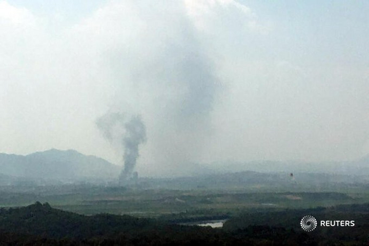 Triều Tiên phá huỷ văn phòng liên lạc với Hàn Quốc bằng 'một vụ nổ kinh hoàng' - 1