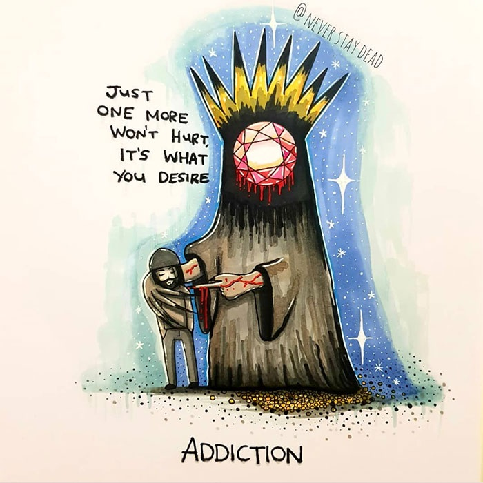 Vẽ 11 bệnh tâm lý bằng tranh, nam nghệ sĩ gây sốt mạng - 8